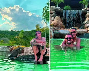 Imagem ilustrativa da imagem Capixaba ex-BBB constrói lago artificial em seu sítio em Cachoeiro