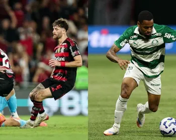 Imagem ilustrativa da imagem Flamengo e Palmeiras oscilam antes da Libertadores e deixam Brasileirão em aberto
