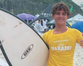 Imagem ilustrativa da imagem Jovem capixaba estreia no Mundial de Surfe em Guarapari