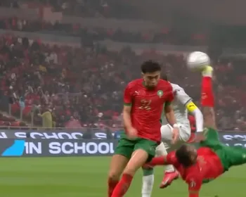 Imagem ilustrativa da imagem Marrocos vence com gol de bicicleta na estreia da Copa Africana de Nações