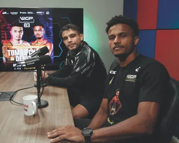 Imagem ilustrativa da imagem Noite de pesagens e encaradas: lutadores do WGP Kickboxing ficam frente a frente