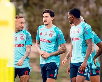 Imagem ilustrativa da imagem Pedro treina com elenco e aumenta chances de jogar Mundial pelo Flamengo