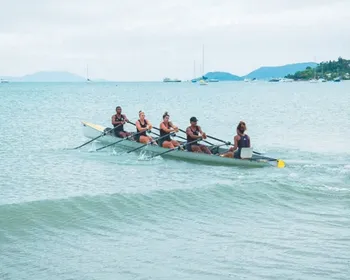 Imagem ilustrativa da imagem Remo de Praia: “Arena olímpica” na Curva da Jurema