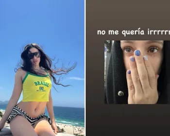 Imagem ilustrativa da imagem Rosalía posta foto chorando ao se despedir do Rio de Janeiro