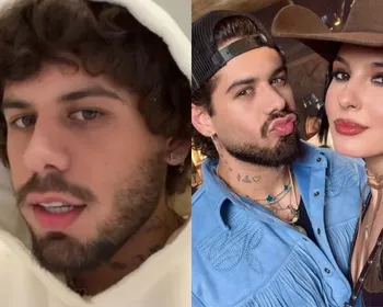 Imagem ilustrativa da imagem Zé Felipe manda recado após término com Ana Castela: 'Não tenho medo de falar'