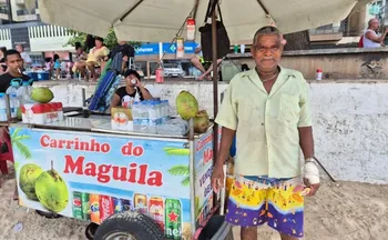 Imagem ilustrativa da imagem Ambulantes chegam a mais de 50 verões atendendo turistas em Guarapari