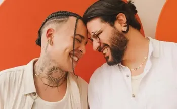 Imagem ilustrativa da imagem Após 11 anos juntos, Gloria Groove e Pedro Lopes se casam em São Paulo