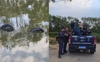 Imagem ilustrativa da imagem Bicicletas elétricas são encontradas submersas em valão de Vila Velha