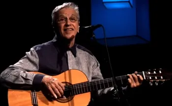 Imagem ilustrativa da imagem Caetano Veloso anuncia ato musical após projeto que reduz pena de Bolsonaro