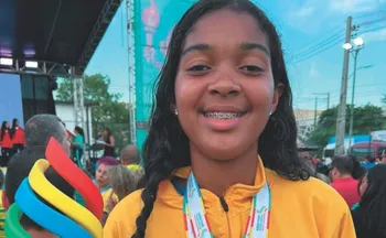 Imagem ilustrativa da imagem Capixaba Ana Elizia é tricampeã continental de atletismo adaptado