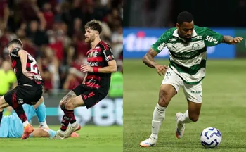 Imagem ilustrativa da imagem Flamengo e Palmeiras oscilam antes da Libertadores e deixam Brasileirão em aberto