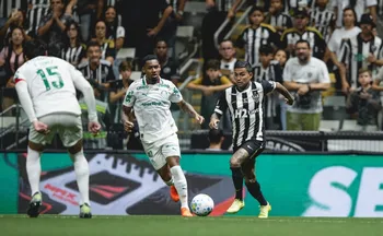 Imagem ilustrativa da imagem Palmeiras abusa de erros, é salvo por Vitor Roque e empata com o Atlético-MG