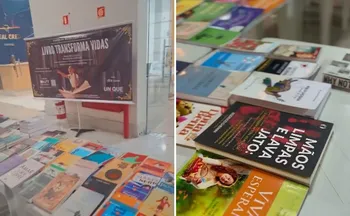 Imagem ilustrativa da imagem Projeto distribui livros de graça em Jardim Camburi