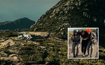 Imagem ilustrativa da imagem Turista é resgatado de helicóptero após torcer tornozelo no Pico da Bandeira