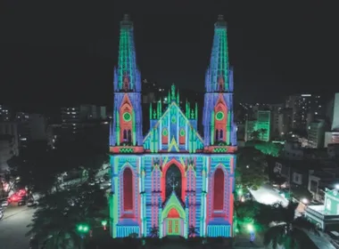 Imagem ilustrativa da imagem Catedral de Vitória vai ter projeções de Natal a partir do dia 12