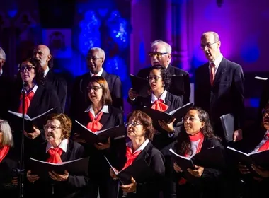 Imagem ilustrativa da imagem Coral ArcelorMittal inicia apresentações de Natal gratuitas nesta sexta-feira