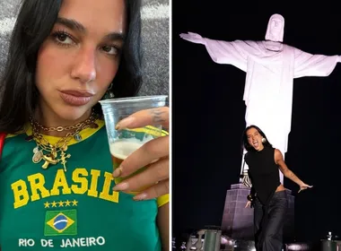 Imagem ilustrativa da imagem Dua Lipa compartilha álbum de fotos do Rio e se declara: 'No meu coração'