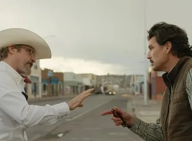 Imagem ilustrativa da imagem Faroeste moderno com Joaquin Phoenix e Pedro Pascal