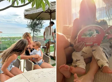 Imagem ilustrativa da imagem Gisele Bündchen publica mensagem de Ano Novo e mostra novas fotos do filho caçula