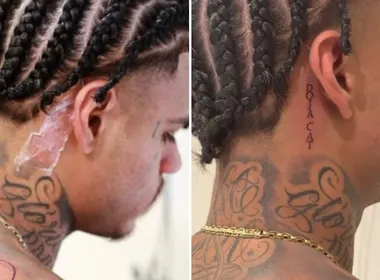 Imagem ilustrativa da imagem MC Cabelinho troca nome de Bella Campos pelo de rapper em tatuagem