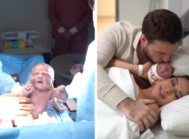 Imagem ilustrativa da imagem Maíra Cardi mostra vídeo de nascimento da filha: 'Misto de emoção e medo'