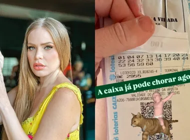 Imagem ilustrativa da imagem Processada pela Caixa, ex-BBB Paulinha Leite acerta quina na Mega da Virada