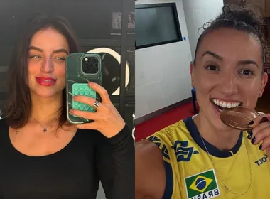 Imagem ilustrativa da imagem Quem é Bruna Unzueta, nova namorada da jogadora de vôlei Gabi Guimarães