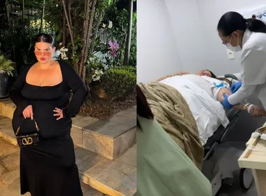 Imagem ilustrativa da imagem Thais Carla desmaia e é levada às pressas ao hospital