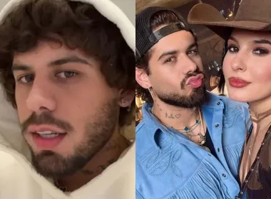 Imagem ilustrativa da imagem Zé Felipe manda recado após término com Ana Castela: 'Não tenho medo de falar'