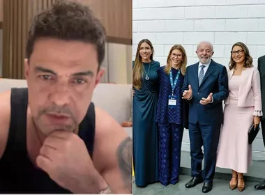 Imagem ilustrativa da imagem Zezé di Camargo pede que SBT cancele especial de natal após Lula visitar emissora