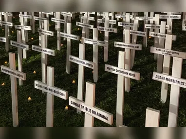 O local havia sido escolhido para o encerramento de um ato pela anistia do ex-presidente Jair Bolsonaro, organizado pelo deputado federal Nikolas Ferreira (PL-MG).