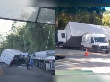 O trecho interditado está identificado no mapa na cor verde e contará com sinalização específica no local