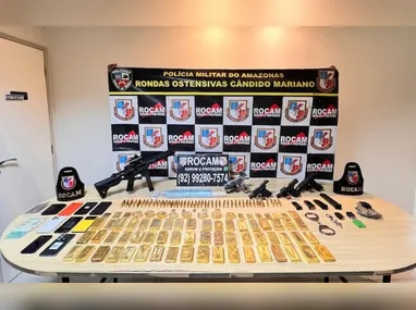 Imagem ilustrativa da imagem Barras de ouro avaliadas em R$ 45 mi são apreendidas e três policiais são presos