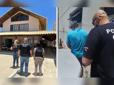 Imagens divulgadas pela polícia mostram que munições, drogas e ao menos uma arma foram apreendidas