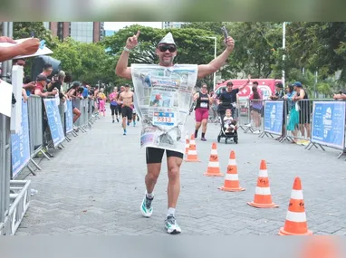 Os participantes tiveram suporte na nutrição e puderam se alimentar após os desafios dos 5km e 10km