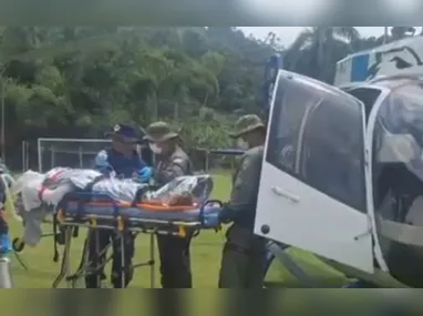 Temporal provoca alagamentos em cidade do Sul do ES
