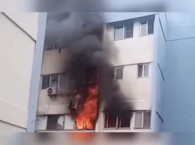 Imagem ilustrativa da imagem Incêndio atinge apartamento e assusta moradores em condomínio de Vila Velha