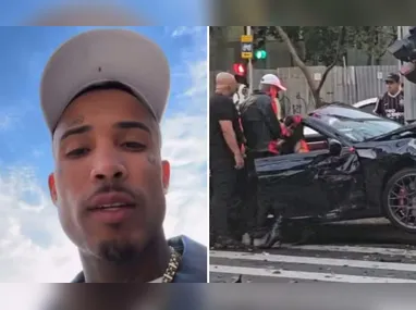 Latino e Guilherme, que se internou para tratar vício