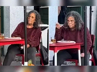 Imagem ilustrativa da imagem Maria Gladys é flagrada nas ruas do Rio após filha relatar sumiço