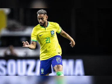 Endrick não entra em campo pela seleção brasileira desde os tempos de Dorival Júnior