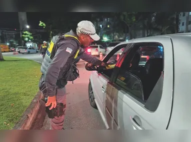 Imagem ilustrativa da imagem Motorista preso em blitz já foi flagrado quatro vezes em fiscalização