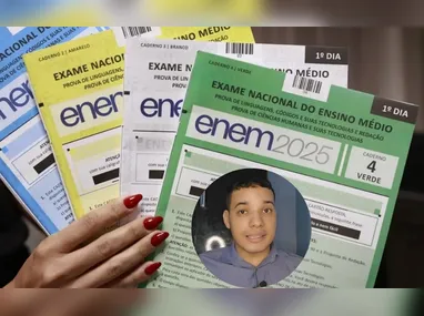 Imagem ilustrativa da imagem Quem é o jovem que antecipou questões do Enem 2025