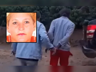 Suspeito estava escondido em uma área de mata