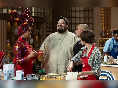 Maurren Maggi,  Valesca Popozuda, Dodô e Gilmelândia durante prova