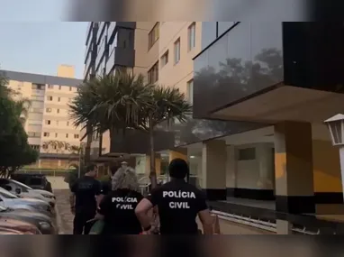 Imagens da câmera de segurança