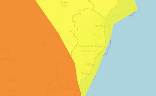 Imagem ilustrativa da imagem ES recebe novos alertas de tempestade com queda de granizo; veja cidades em risco
