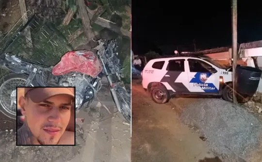 Imagem ilustrativa da imagem Motociclista morre após colidir com poste durante perseguição policial em Viana