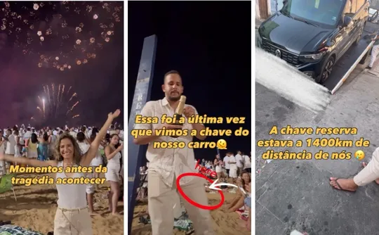 Imagem ilustrativa da imagem Réveillon vira dor de cabeça após casal perder chave do carro em praia de Vitória