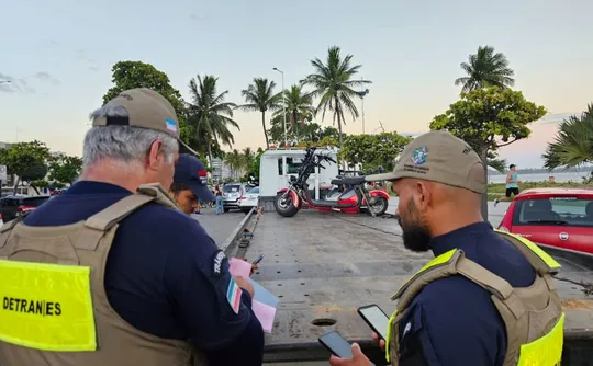 Imagem ilustrativa da imagem Seis motos elétricas são apreendidas em operação em Vitória e Vila Velha