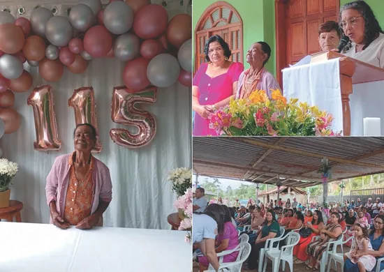 Imagem ilustrativa da imagem Aos 115 anos, dona Alvarina ainda varre a casa e lava roupas